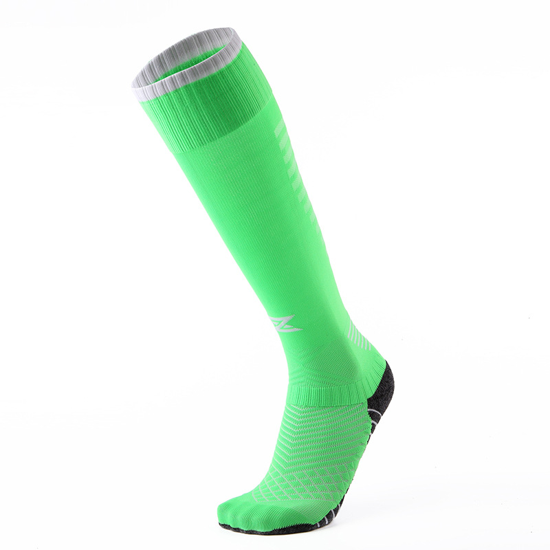 Men Soccer Socks Stockings Thick Towel Bottom Knee Wear Non Slip Breathable Wicking Socks Football